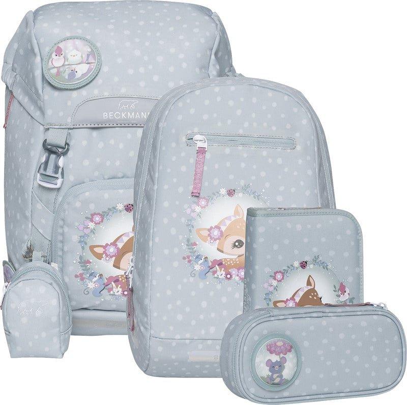 Schulrucksack Classic 6-teiliges Set Mädchen Hellblau ONE SIZE von Beckmann