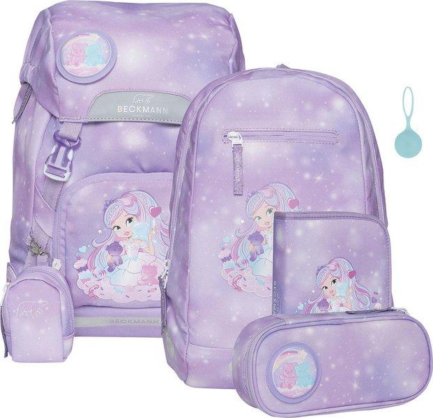 Schulrucksack Classic 6-teiliges Set Mädchen Violett ONE SIZE von Beckmann