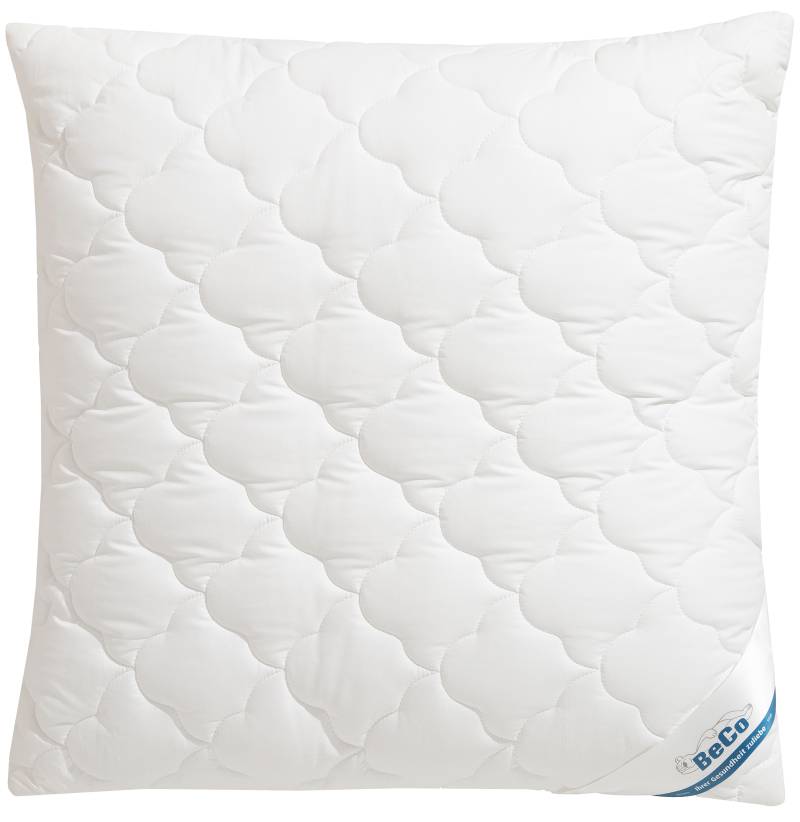 Beco Kopfkissen »EcoWell«, Füllung: Polyester, Bezug: Bio-Baumwolle oder Microfaser-Feinbatist samtweich, (1 St.), Kissen in den Grössen 40x80 cm und 80x80 cm erhältlich! von Beco
