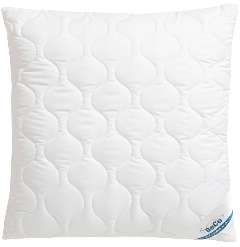Beco Kopfkissen »EcoWell«, Füllung: Polyester, Bezug: Bio-Baumwolle oder Microfaser-Feinbatist samtweich, (1 St.), Kissen in den Grössen 40x80 cm und 80x80 cm erhältlich! von Beco