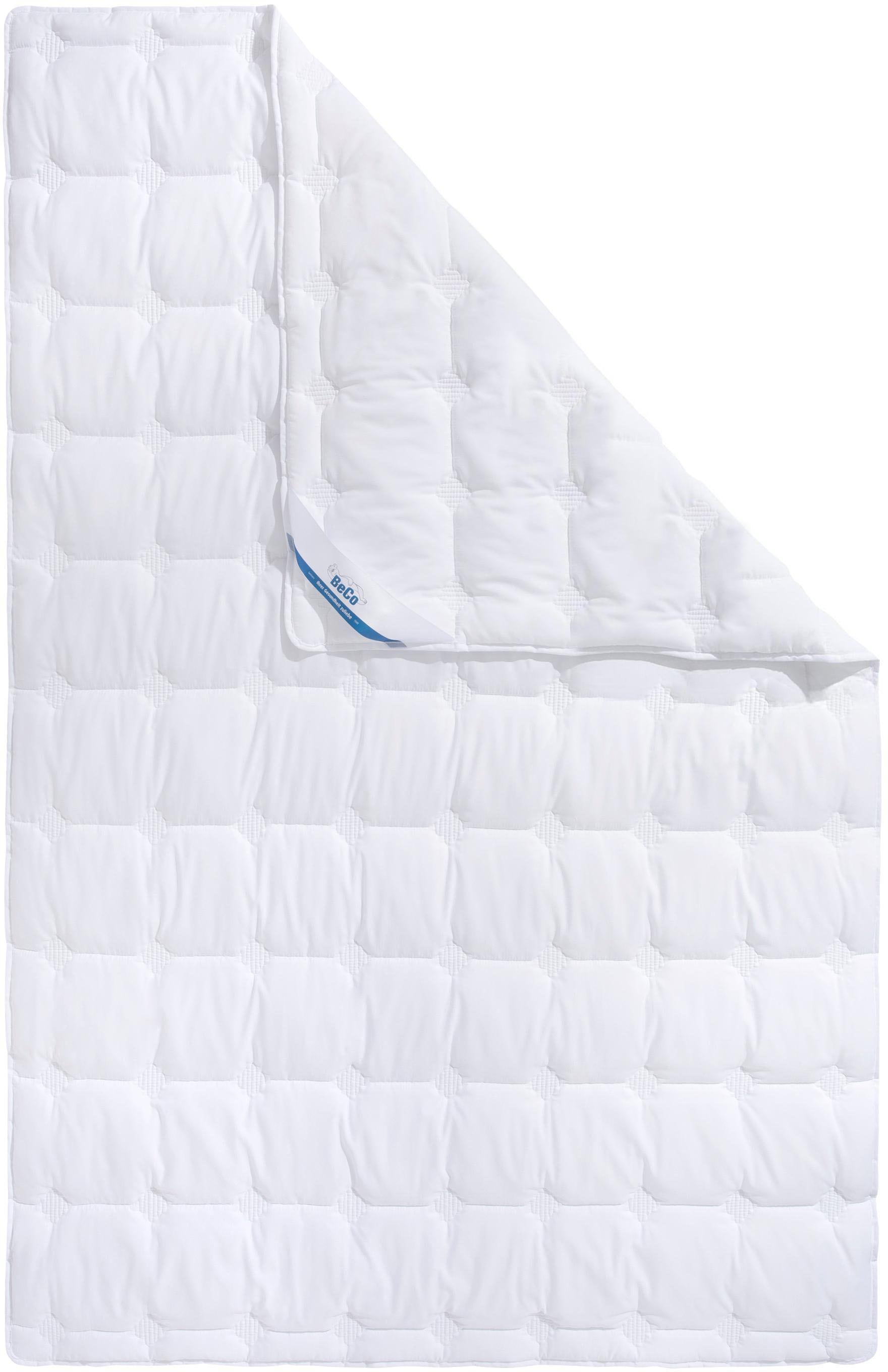 Beco Kunstfaserbettdecke »Double DeLuxe«, leicht, Füllung Polyester, Bezug Microfaser / Tencel, (1 St.), Getestet vom Institut Hohenstein !!! 4 von 5 Sterne* von Beco