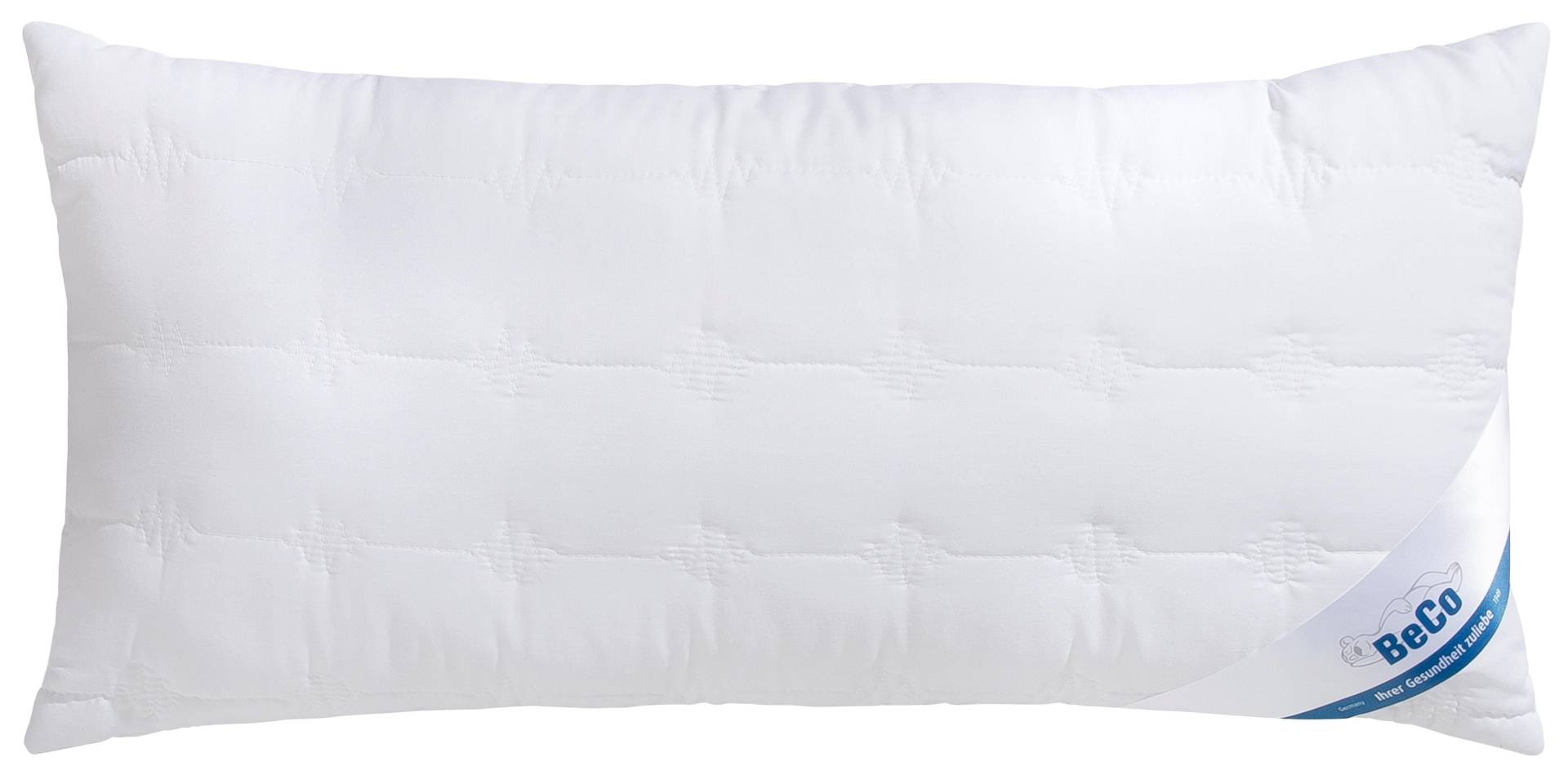 Beco Microfaserkissen »Kopfkissen Medibett Cotton Soft, in 40x80 oder 80x80 cm«, Füllung: Faserbällchen, Bezug: Polyester & Baumwolle, (1 St.) von Beco