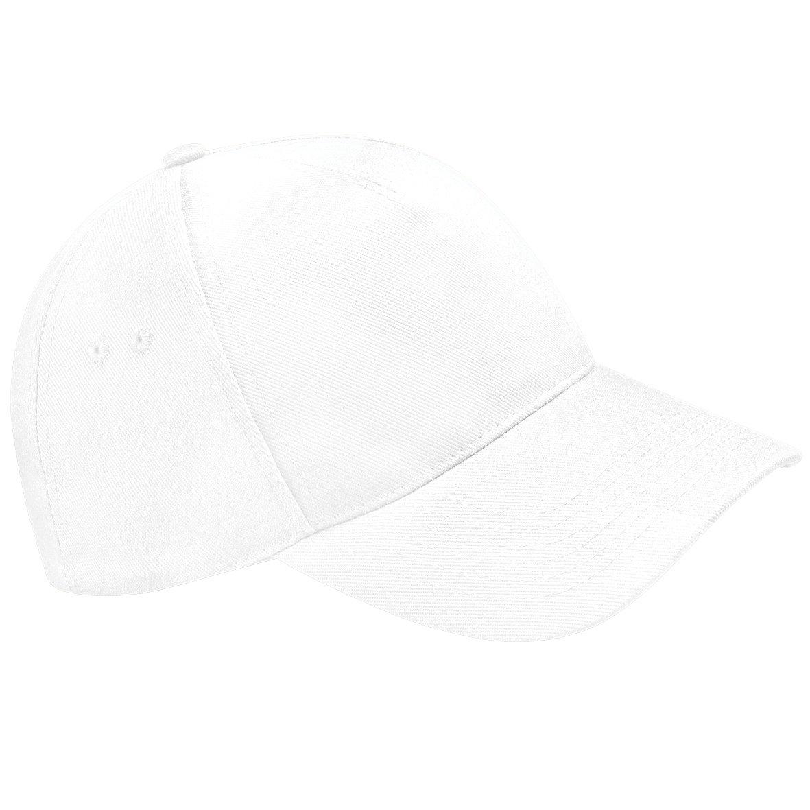 5 Panel Baseballkappe Ultimate (2 Stückpackung) Damen Weiss ONE SIZE von Beechfield