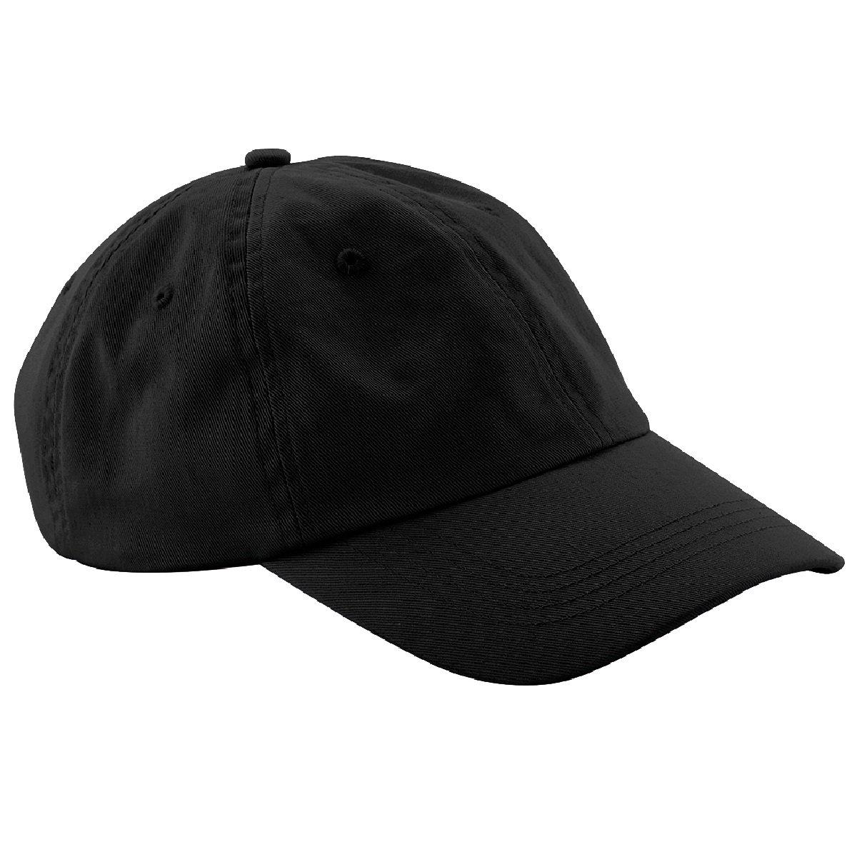 6 Panel Dad Kappe (2 Stückpackung) Damen Schwarz ONE SIZE von Beechfield