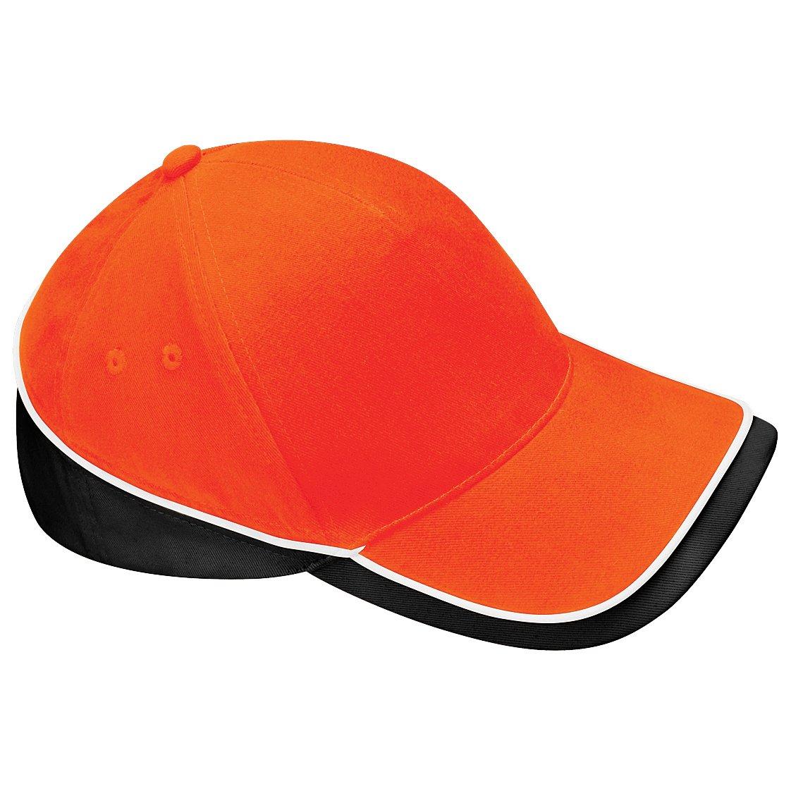 Baseballkappe Teamwear Competition (2 Stückpackung) Damen Orange ONE SIZE von Beechfield