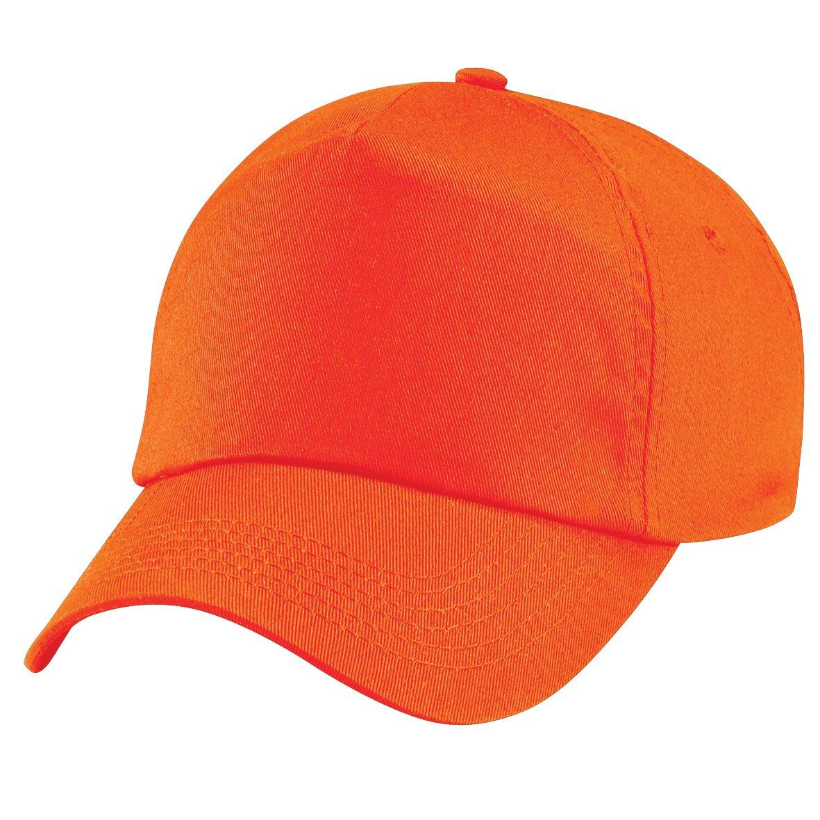 5 Panel Baseballkappe Original Damen Orange ONE SIZE von Beechfield