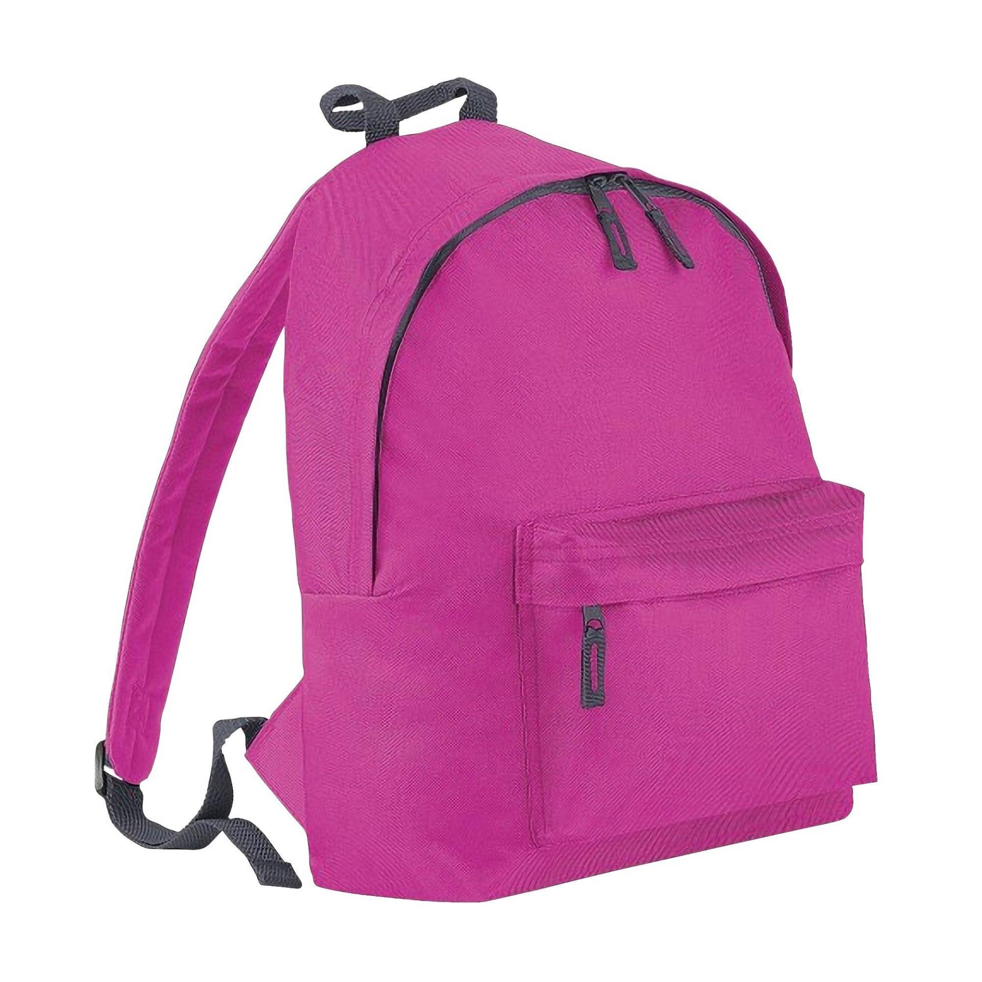 Junior Rucksack (2 Stückpackung) Unisex Magenta ONE SIZE von Beechfield