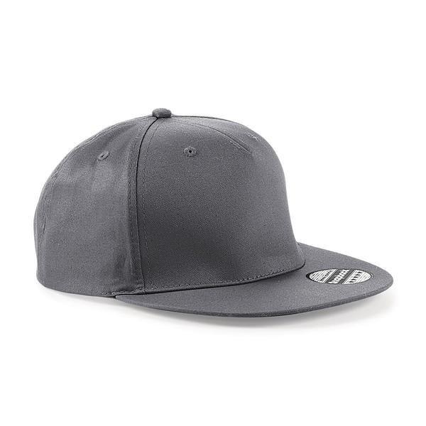 Snapback Mütze Rapper Damen Taubengrau ONE SIZE von Beechfield