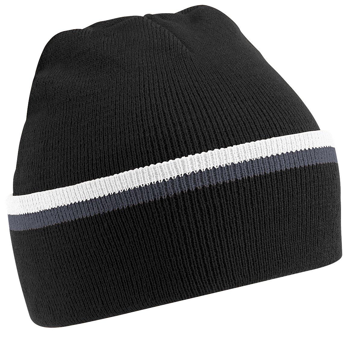 Strickmütze Beanie Herren Schwarz ONE SIZE von Beechfield