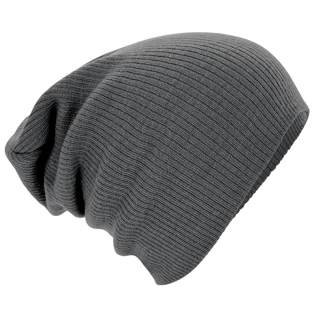 Wintermütze Beanie Mütze Strickmütze Herren Grau ONE SIZE von Beechfield