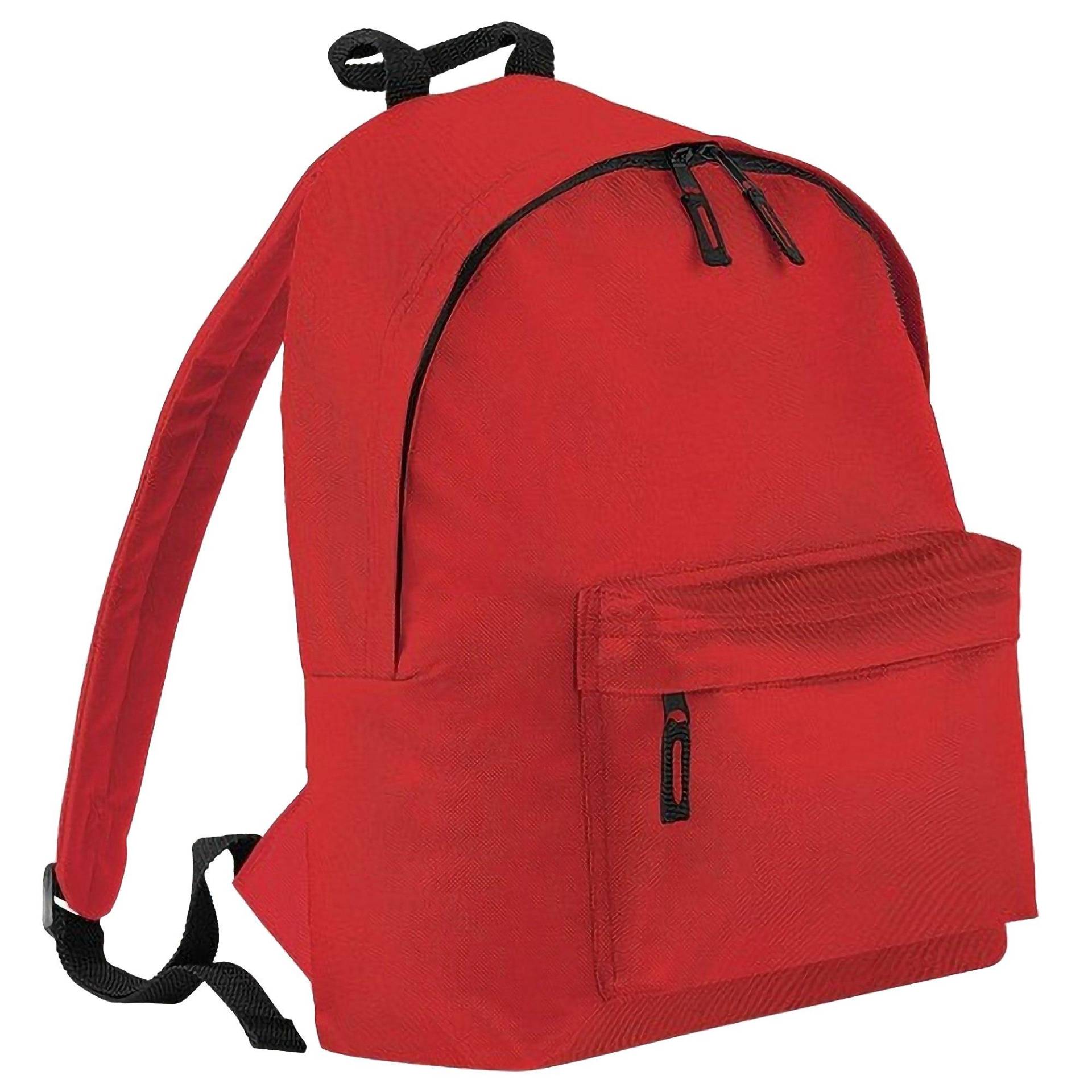 Junior Rucksack Mädchen Rot Bunt ONE SIZE von Beechfield