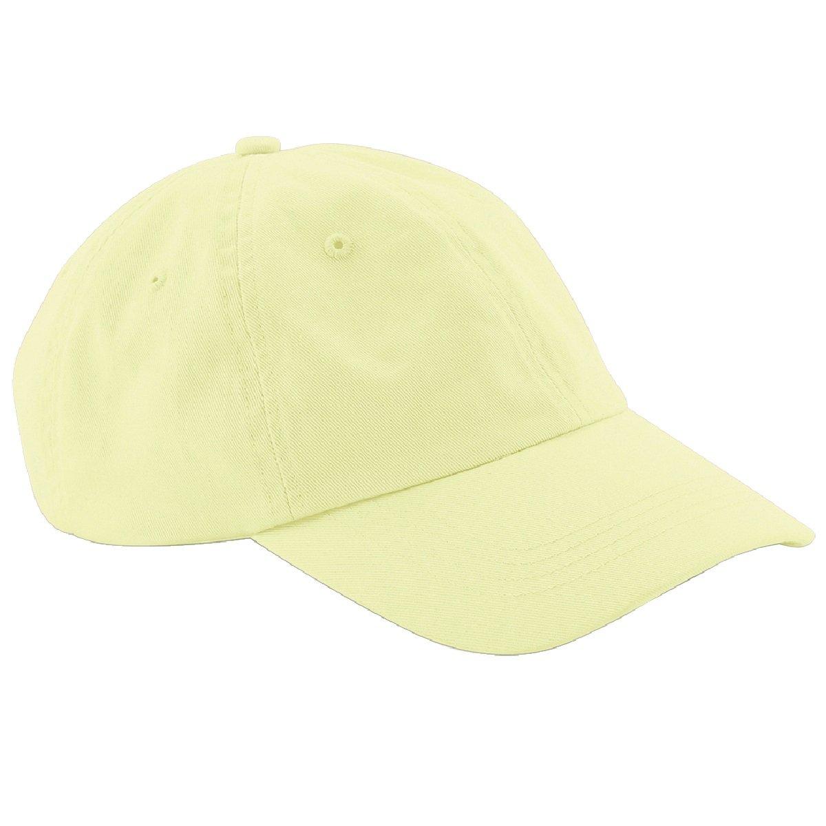 6 Panel Dad Kappe (2 Stückpackung) Damen Creme ONE SIZE von Beechfield