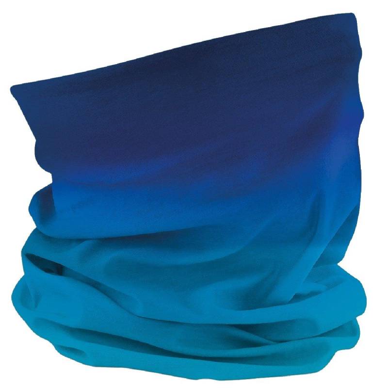 Schlauchschal Mit Farbverlauf, Erwachsene Herren Blau ONE SIZE von Beechfield