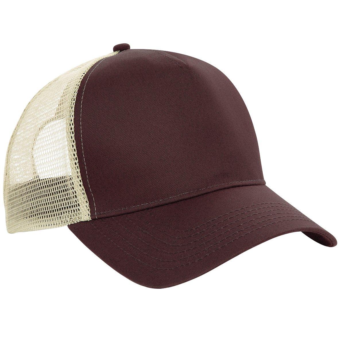 Mesh Trucker Baseballkappe Damen Braun ONE SIZE von Beechfield