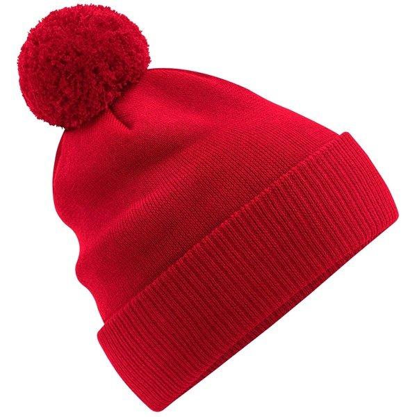 Snowstar Mütze Damen Rot Bunt ONE SIZE von Beechfield