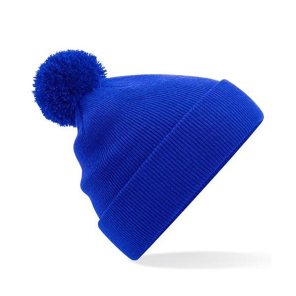 Original Mütze Bommel Mädchen Blau ONE SIZE von Beechfield