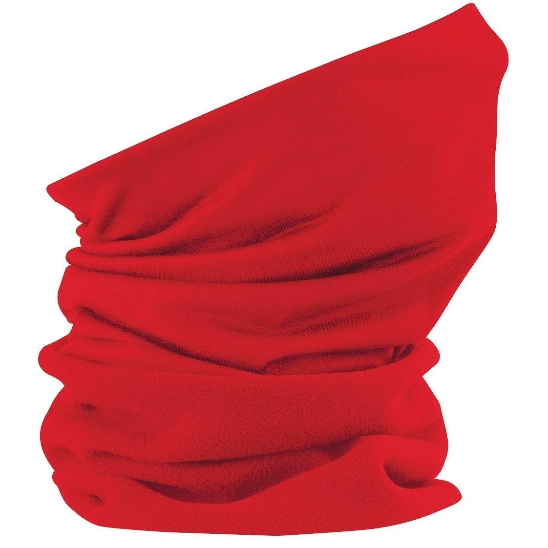 Suprafleece Morf Schlauchschal Mütze Kopfbedeckung, Vielseitig Verwendbar Damen Rot Bunt ONE SIZE von Beechfield