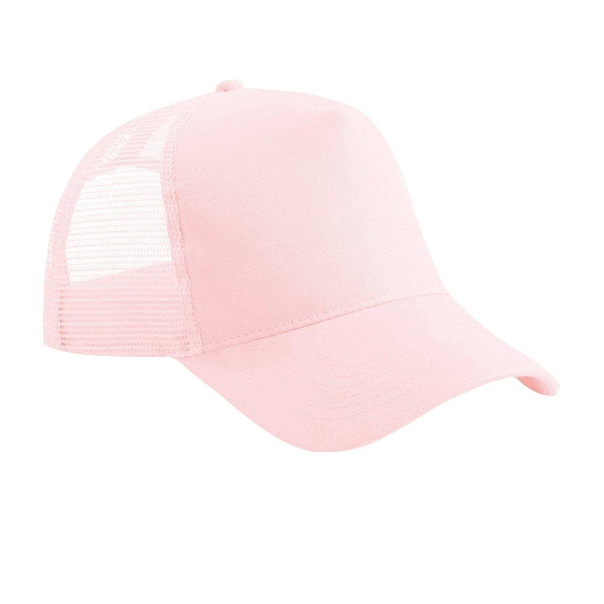 Trucker Cap Mädchen Pink ONE SIZE von Beechfield