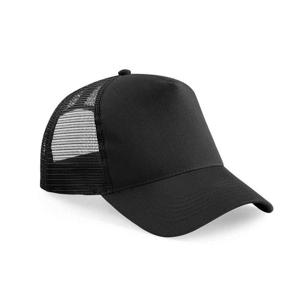 Trucker Cap Mädchen Schwarz ONE SIZE von Beechfield