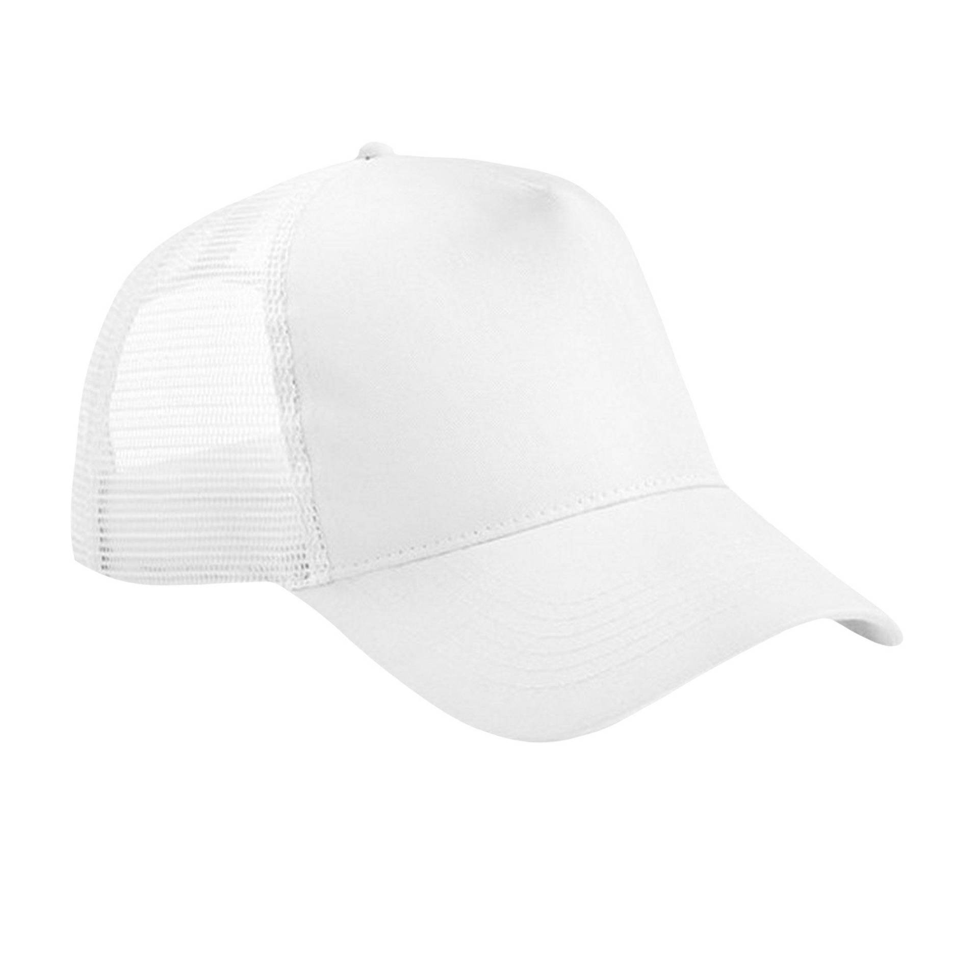 Trucker Cap Mädchen Weiss ONE SIZE von Beechfield