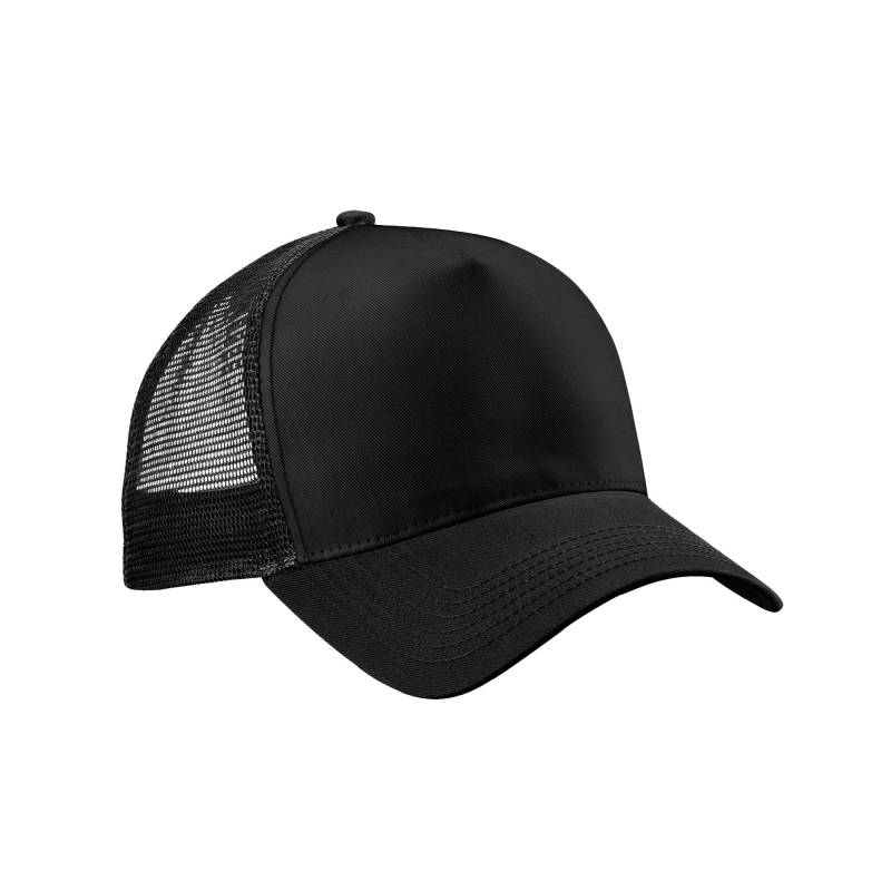 Trucker Cap Snapback Damen Schwarz ONE SIZE von Beechfield