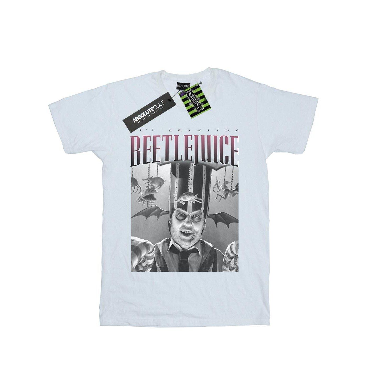 Circus Homage Tshirt Herren Weiss S von Beetlejuice