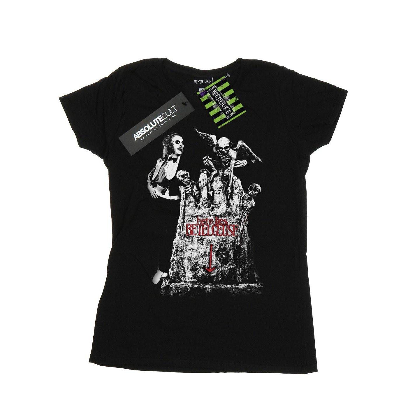 Graveyard Pose Tshirt Damen Schwarz M von Beetlejuice