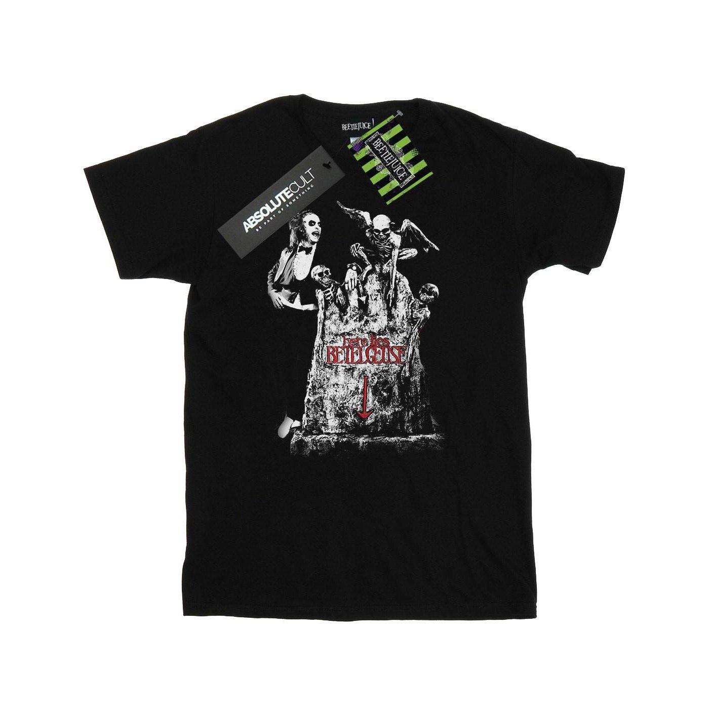 Graveyard Pose Tshirt Herren Schwarz L von Beetlejuice