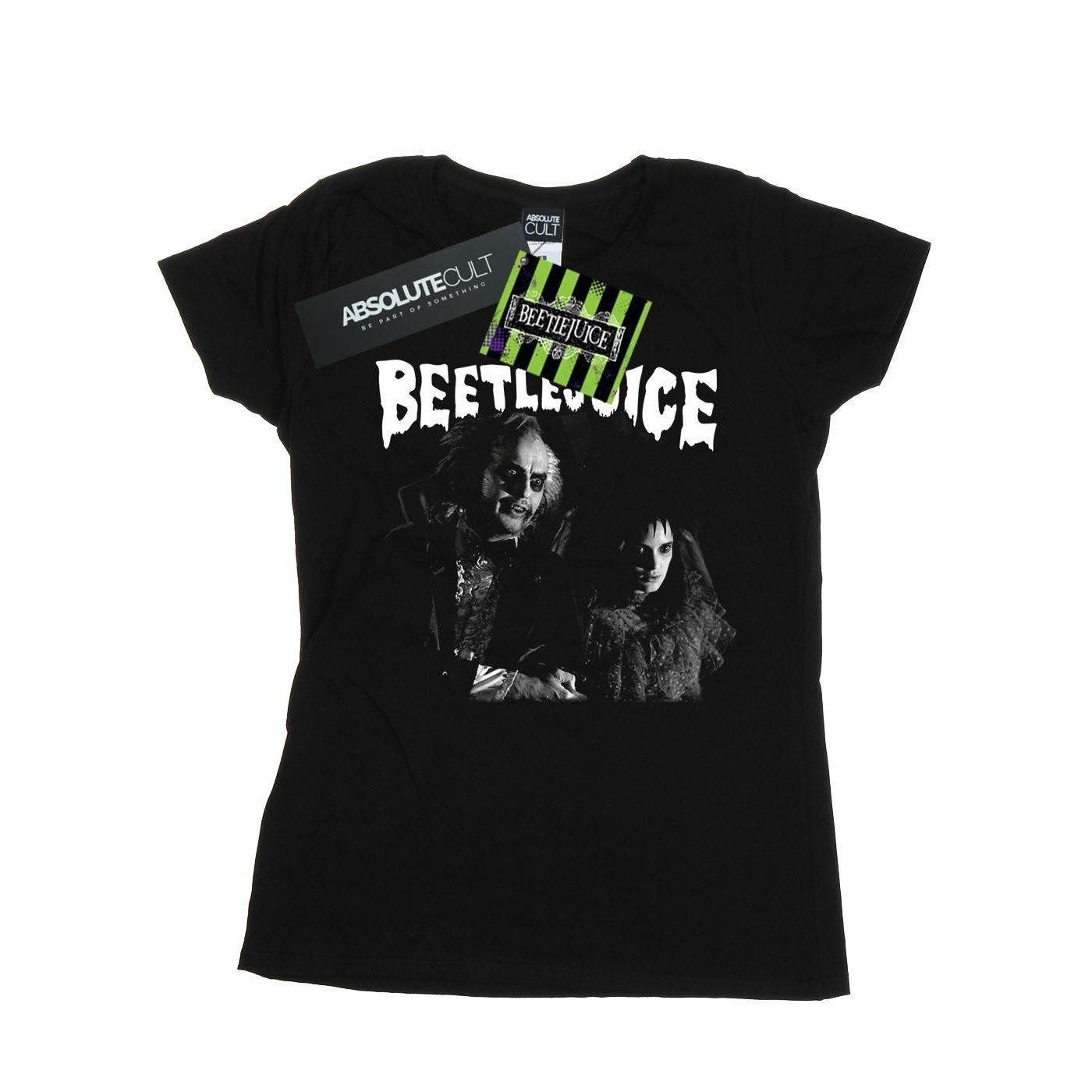 Monochrome Pair Tshirt Damen Schwarz M von Beetlejuice