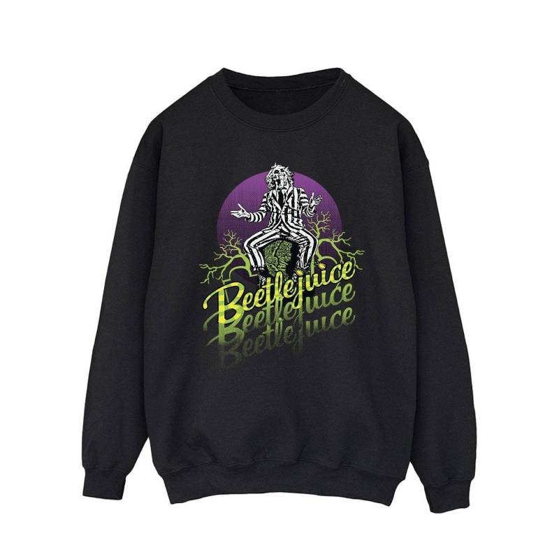 Purple Circle Sweatshirt Herren Schwarz XL von Beetlejuice