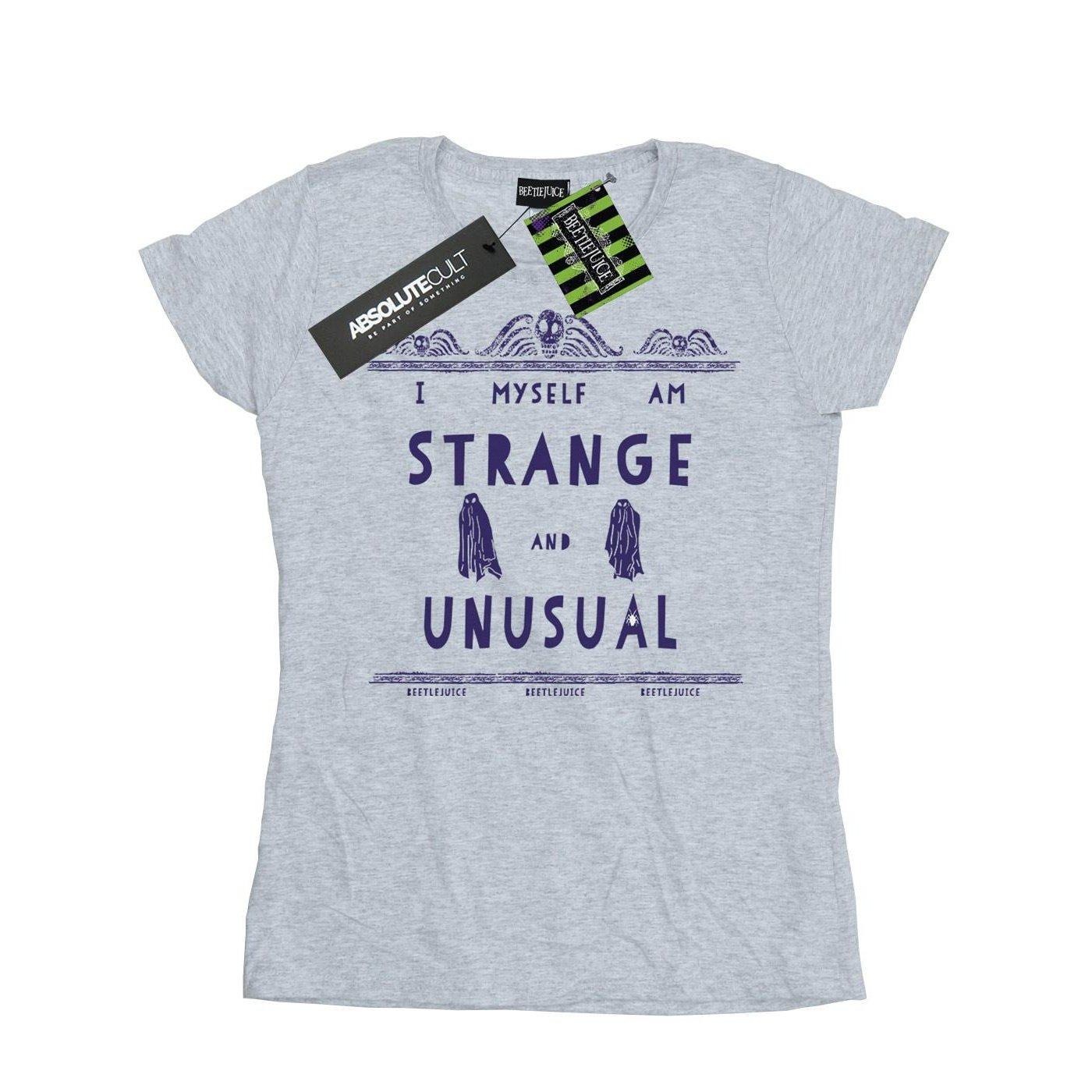 Strange And Unusual Tshirt Damen Grau L von Beetlejuice