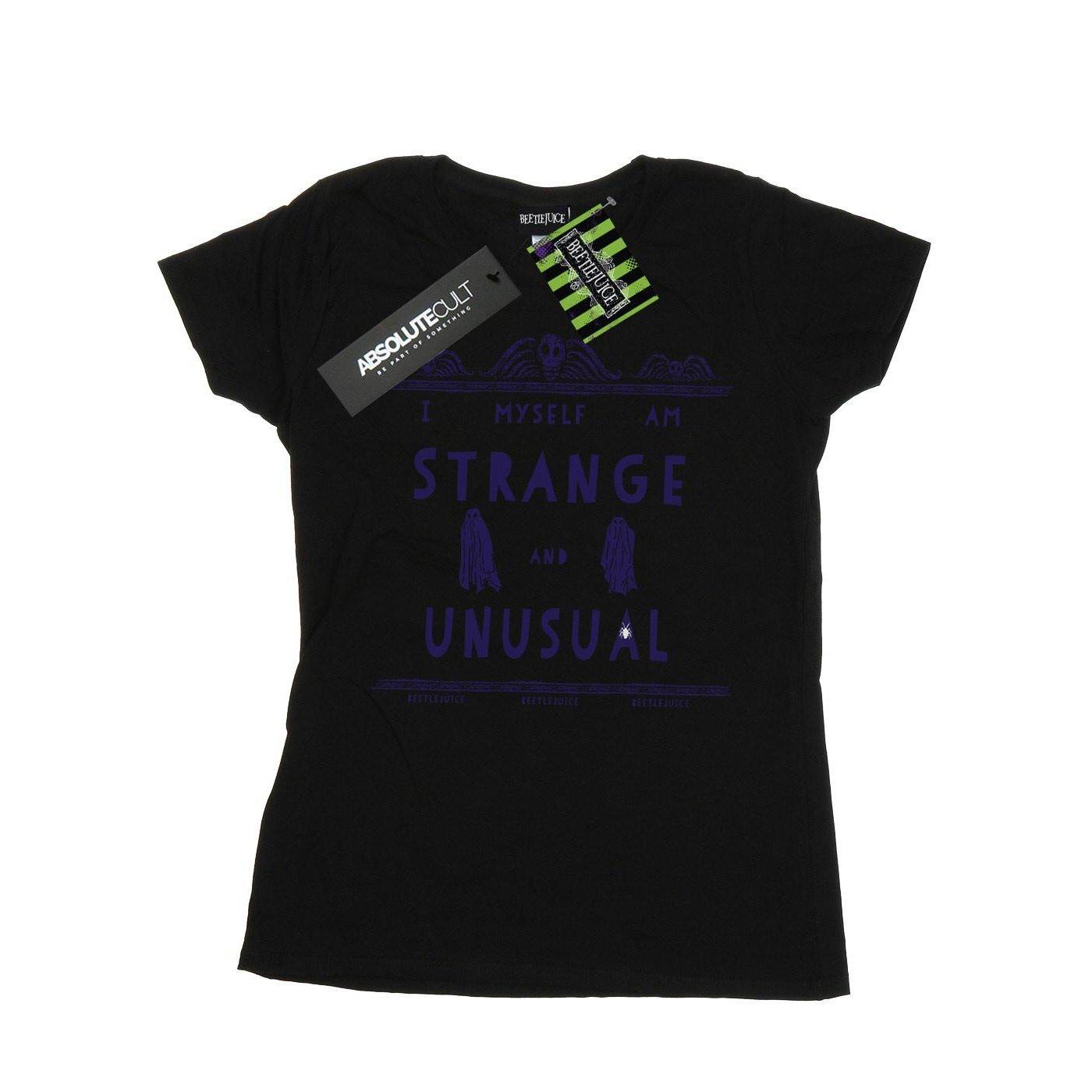 Strange And Unusual Tshirt Damen Schwarz L von Beetlejuice