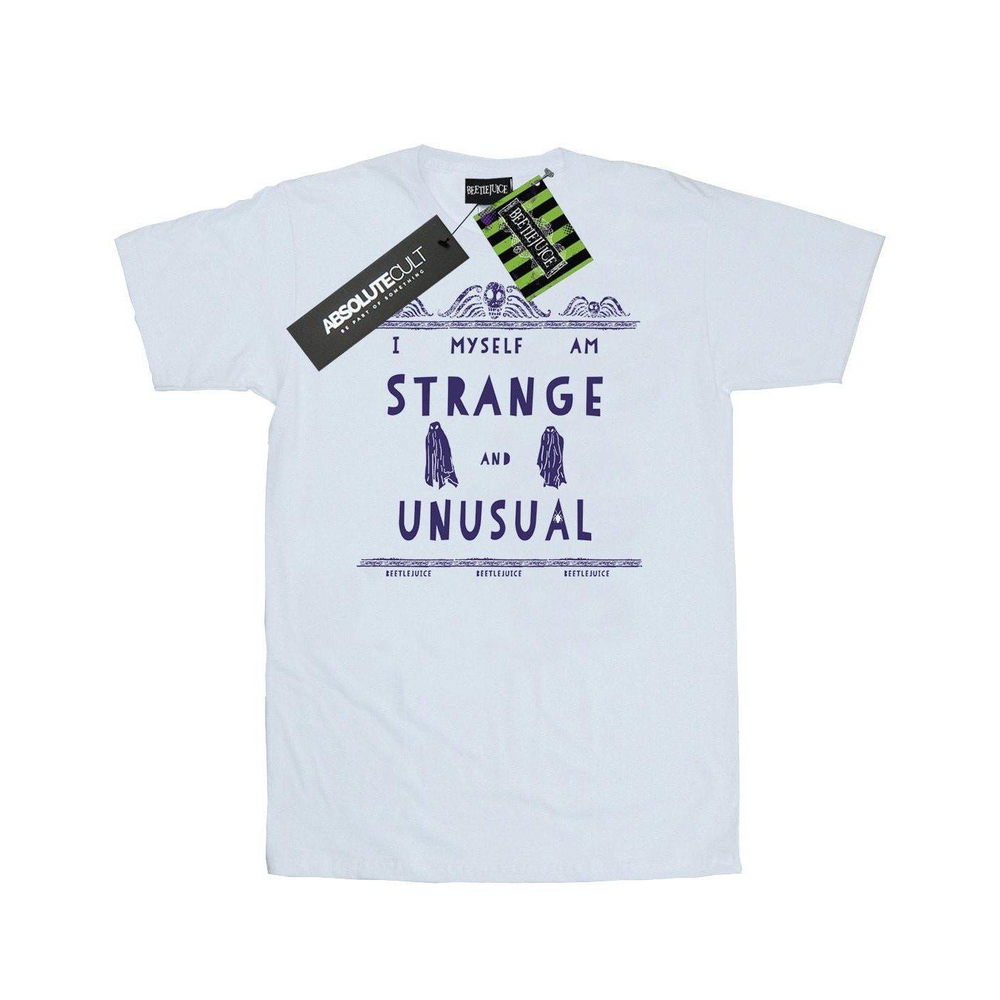 Strange And Unusual Tshirt Damen Weiss L von Beetlejuice