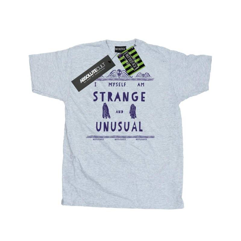 Strange And Unusual Tshirt Herren Grau XXL von Beetlejuice