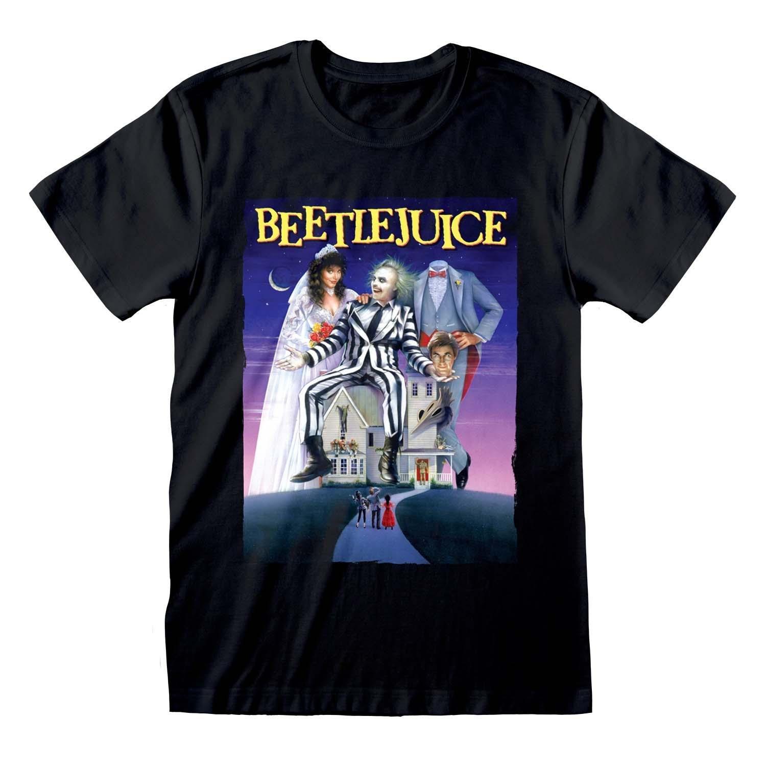 Tshirt Damen Schwarz M von Beetlejuice