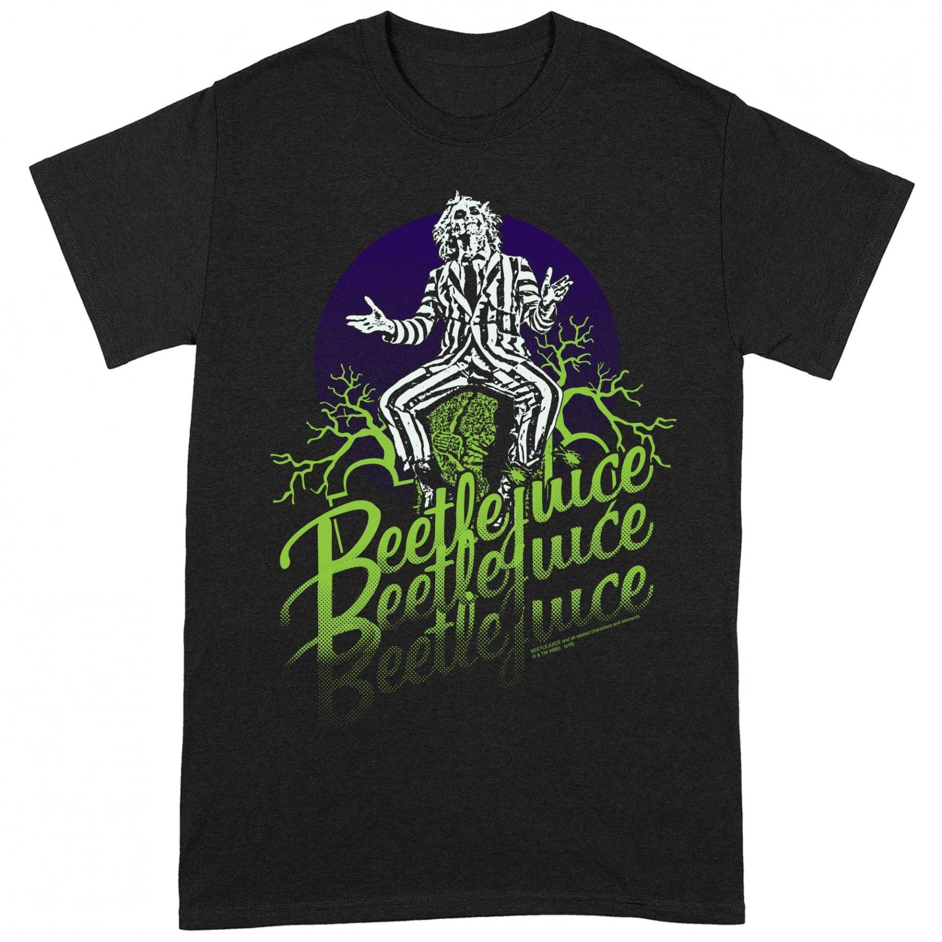 Tshirt Herren Schwarz L von Beetlejuice