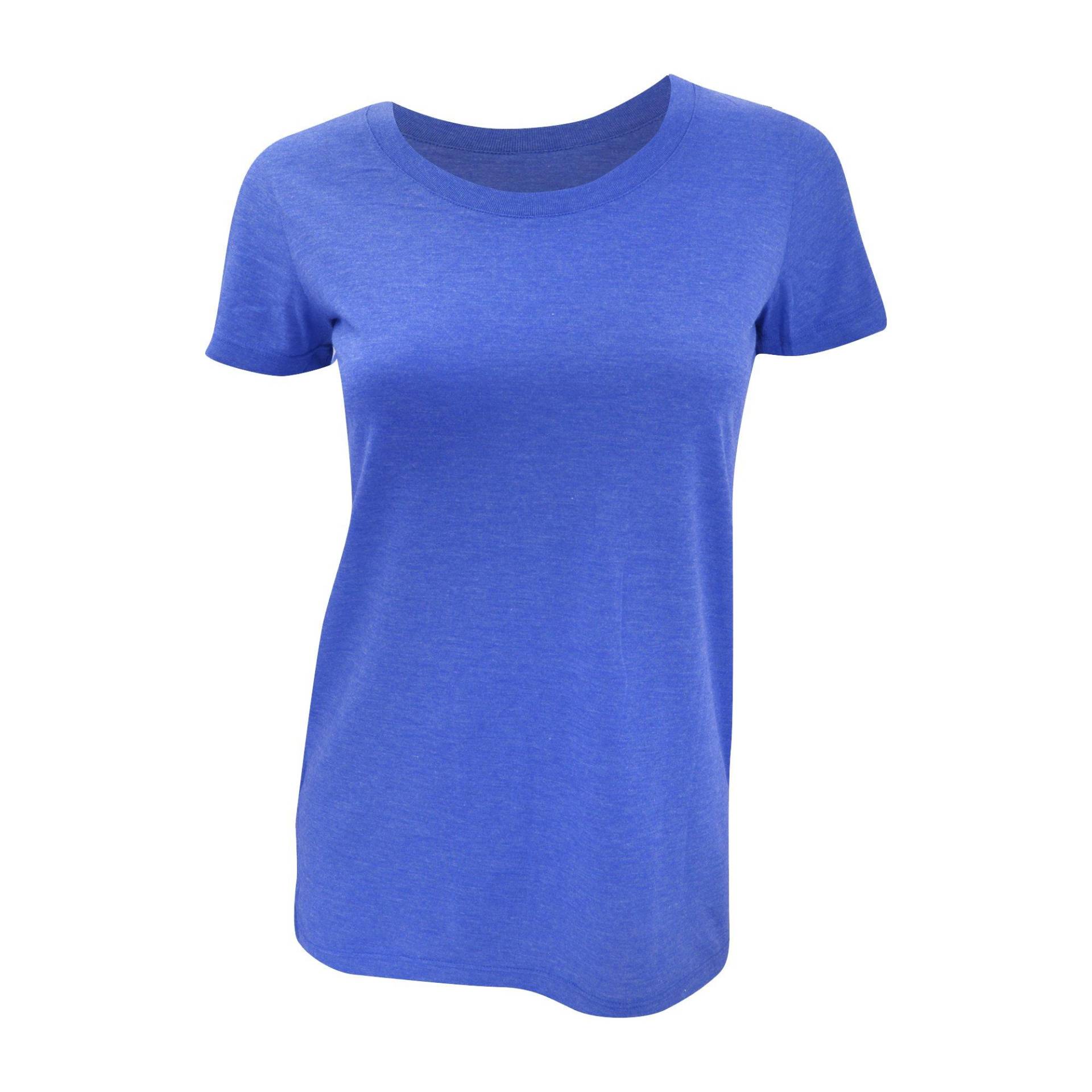 Bella Triblend Tshirt, Rundhalsausschnitt, Kurzarm Damen Königsblau XL von Bella + Canvas
