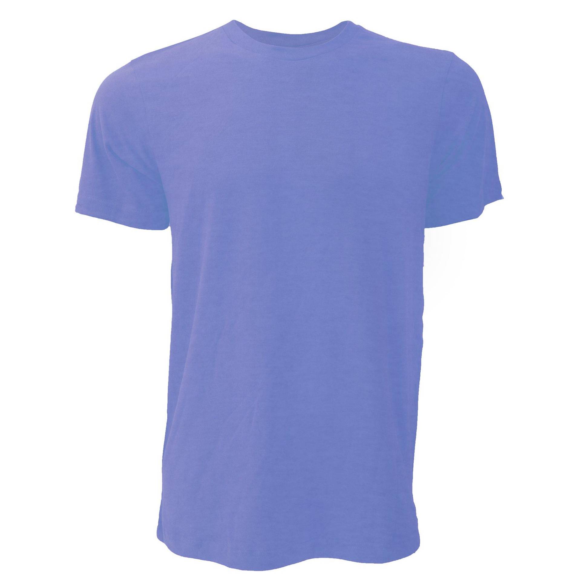 Canvas Jersey Tshirt, Kurzarm Herren Blau Bunt M von Bella + Canvas