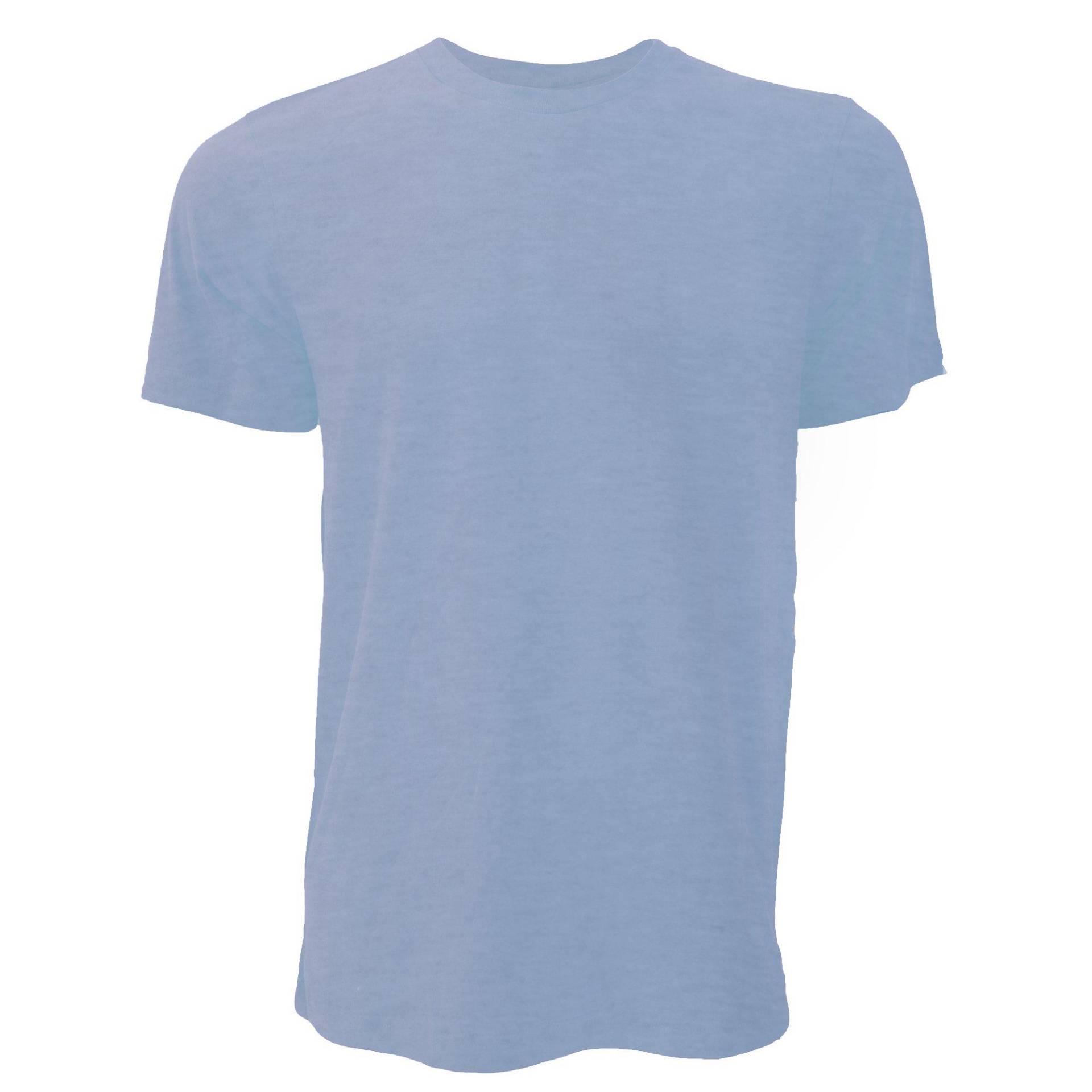 Canvas Jersey Tshirt, Kurzarm Herren Blau L von Bella + Canvas