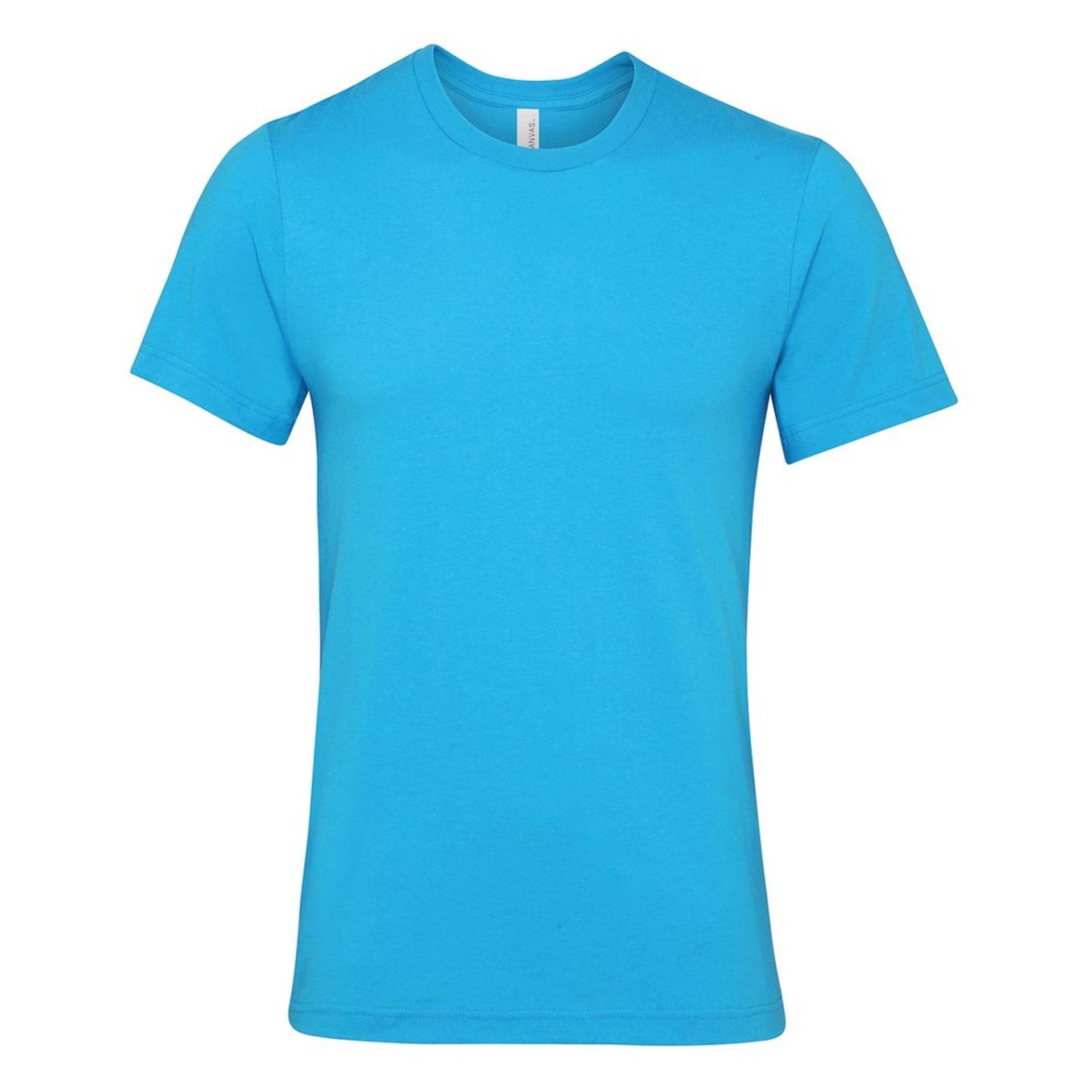 Canvas Jersey Tshirt, Kurzarm Herren Blau XS von Bella + Canvas