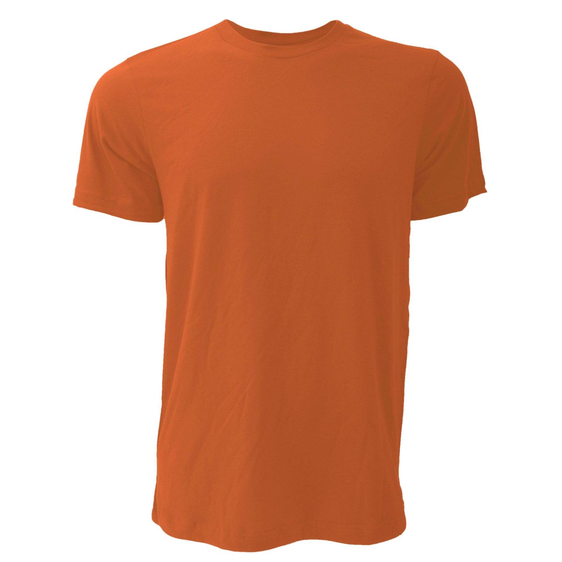 Canvas Jersey Tshirt, Kurzarm Herren Gelb Orangé L von Bella + Canvas