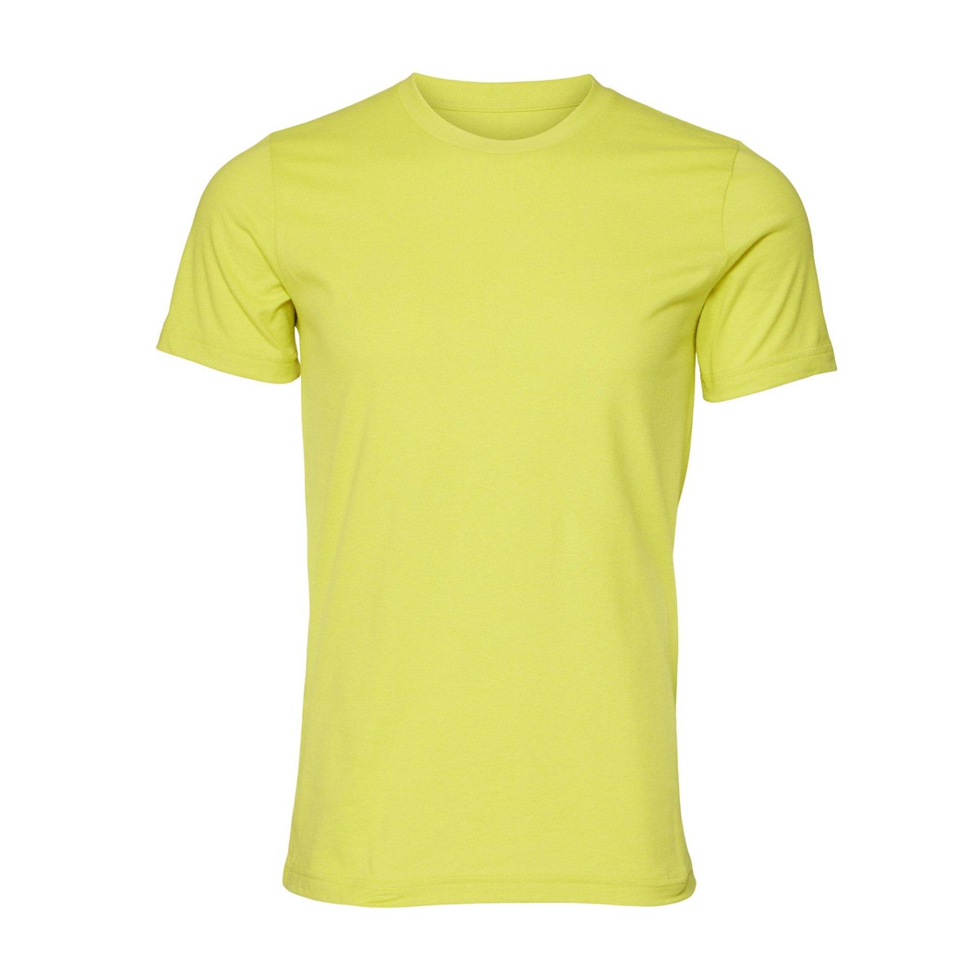 Canvas Jersey Tshirt, Kurzarm Herren Gelb Pastel S von Bella + Canvas