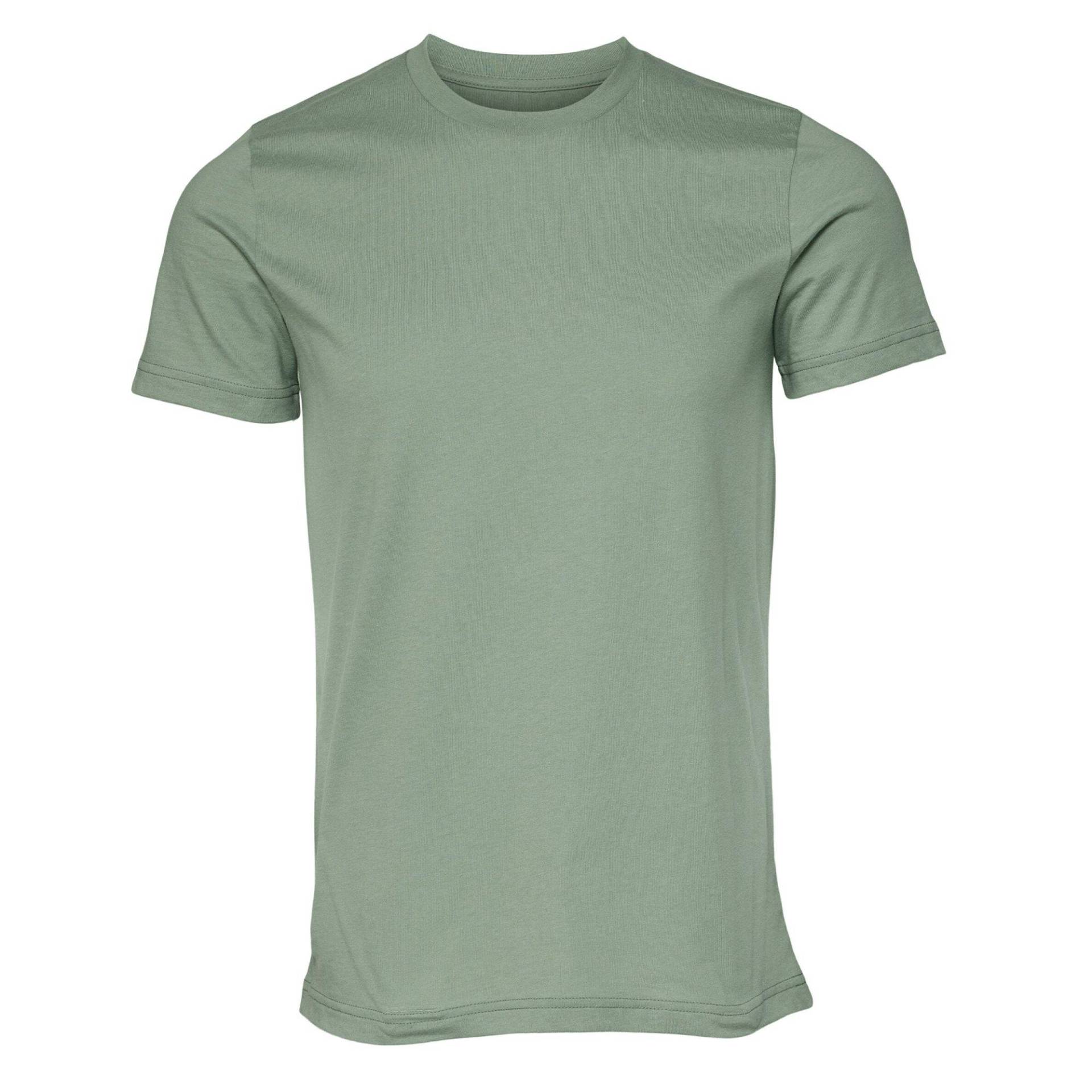 Canvas Jersey Tshirt, Kurzarm Herren Grau S von Bella + Canvas