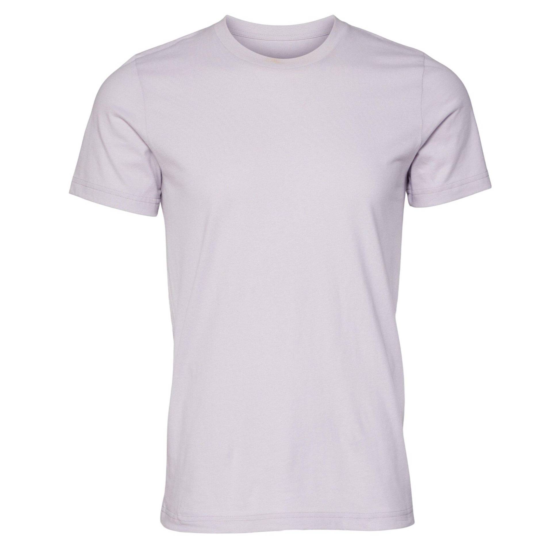 Canvas Jersey Tshirt, Kurzarm Herren Lavendel M von Bella + Canvas