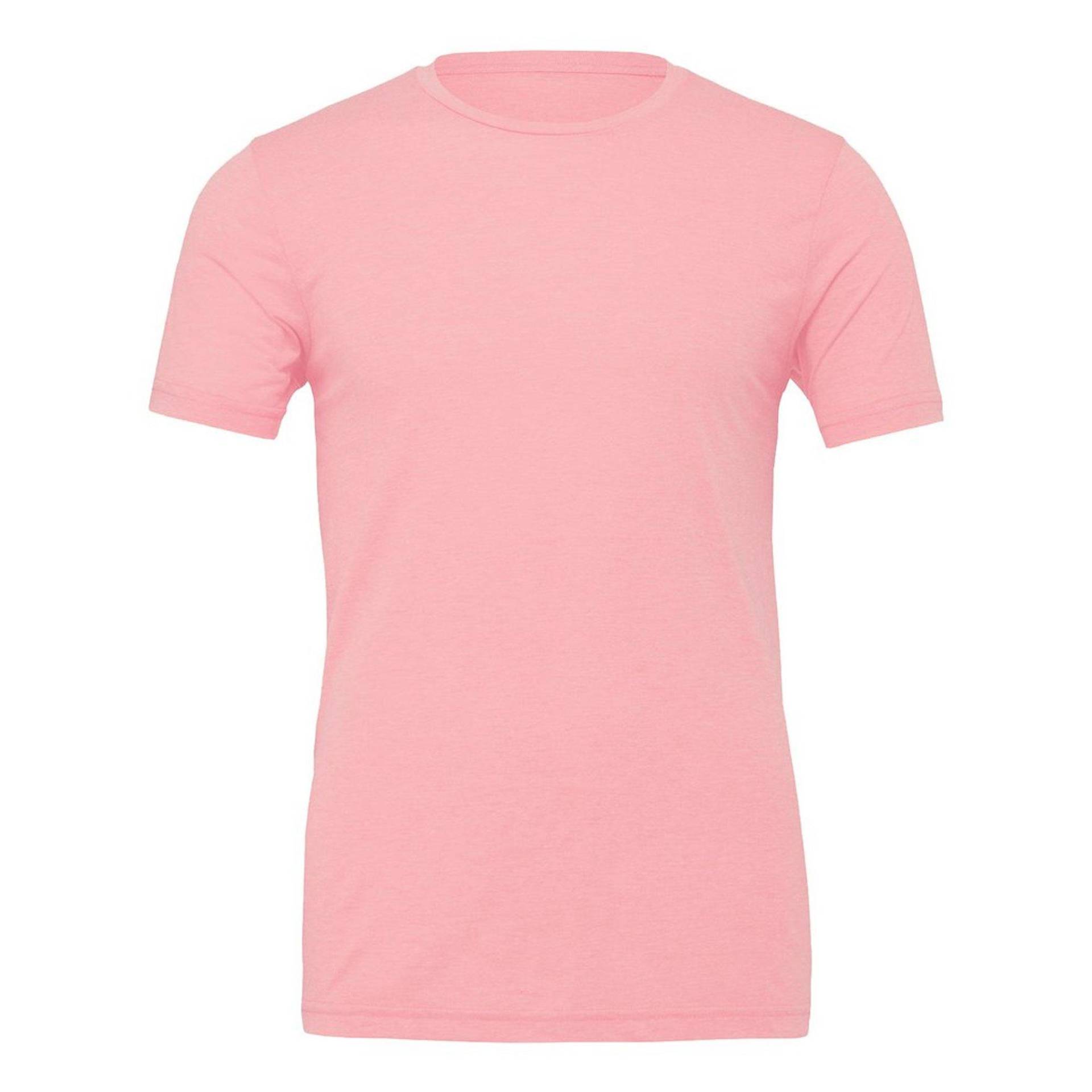 Canvas Jersey Tshirt, Kurzarm Herren Pink S von Bella + Canvas
