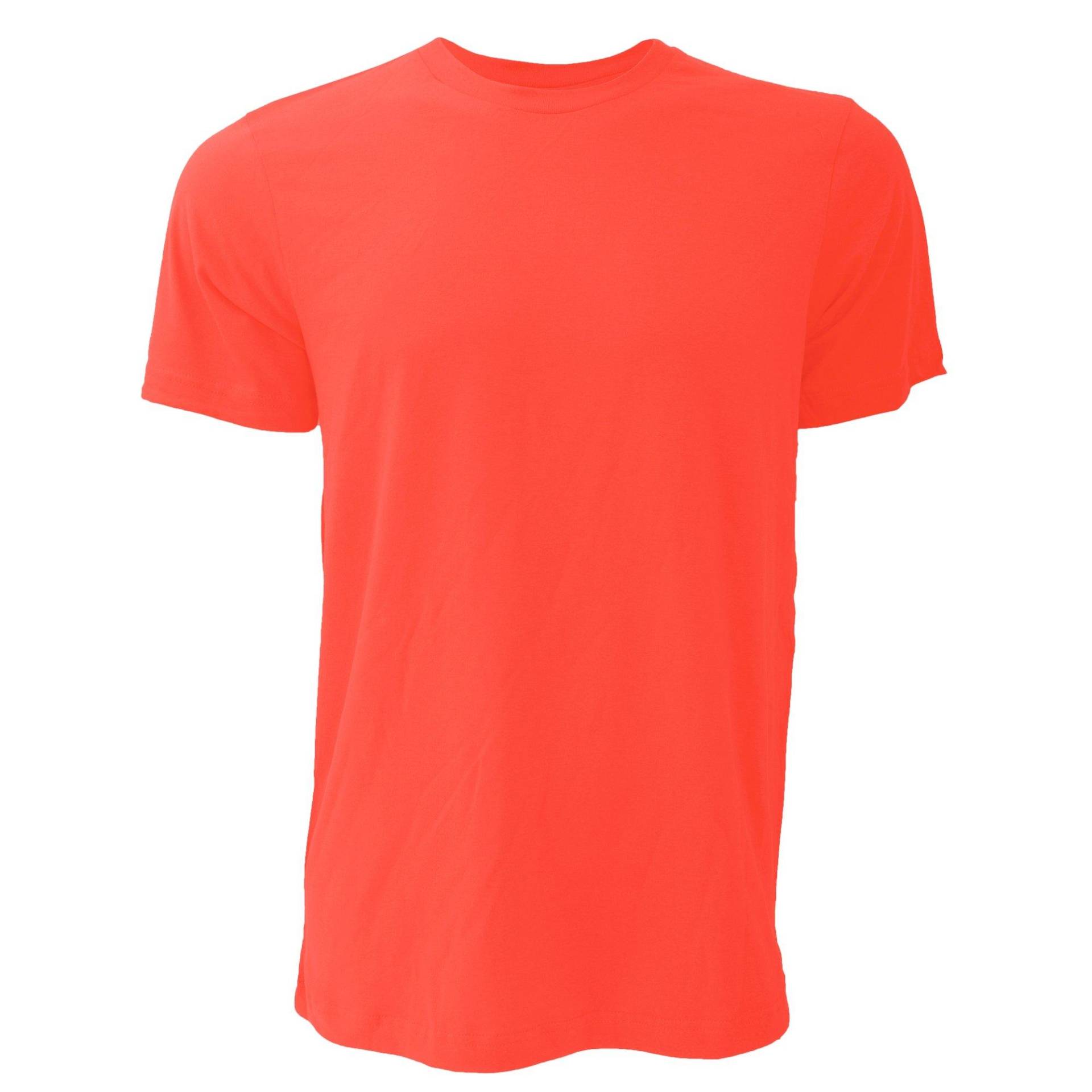 Canvas Jersey Tshirt, Kurzarm Herren Rot Bunt S von Bella + Canvas