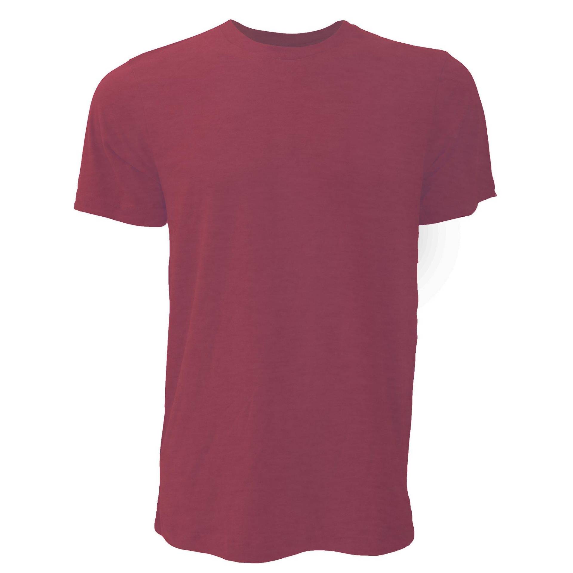 Canvas Jersey Tshirt, Kurzarm Herren Rot Bunt XXL von Bella + Canvas