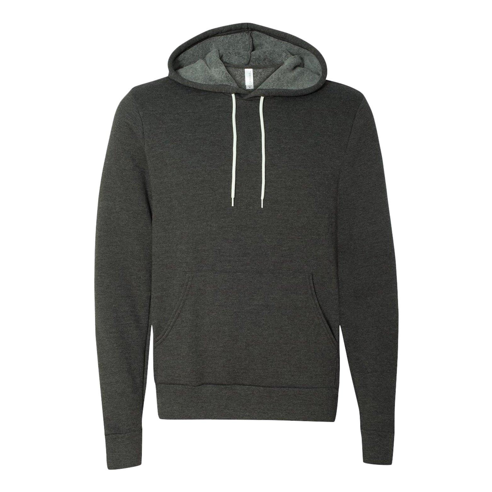 Canvas Kapuzenpullover Kapuzensweatshirt Herren Grau XS von Bella + Canvas