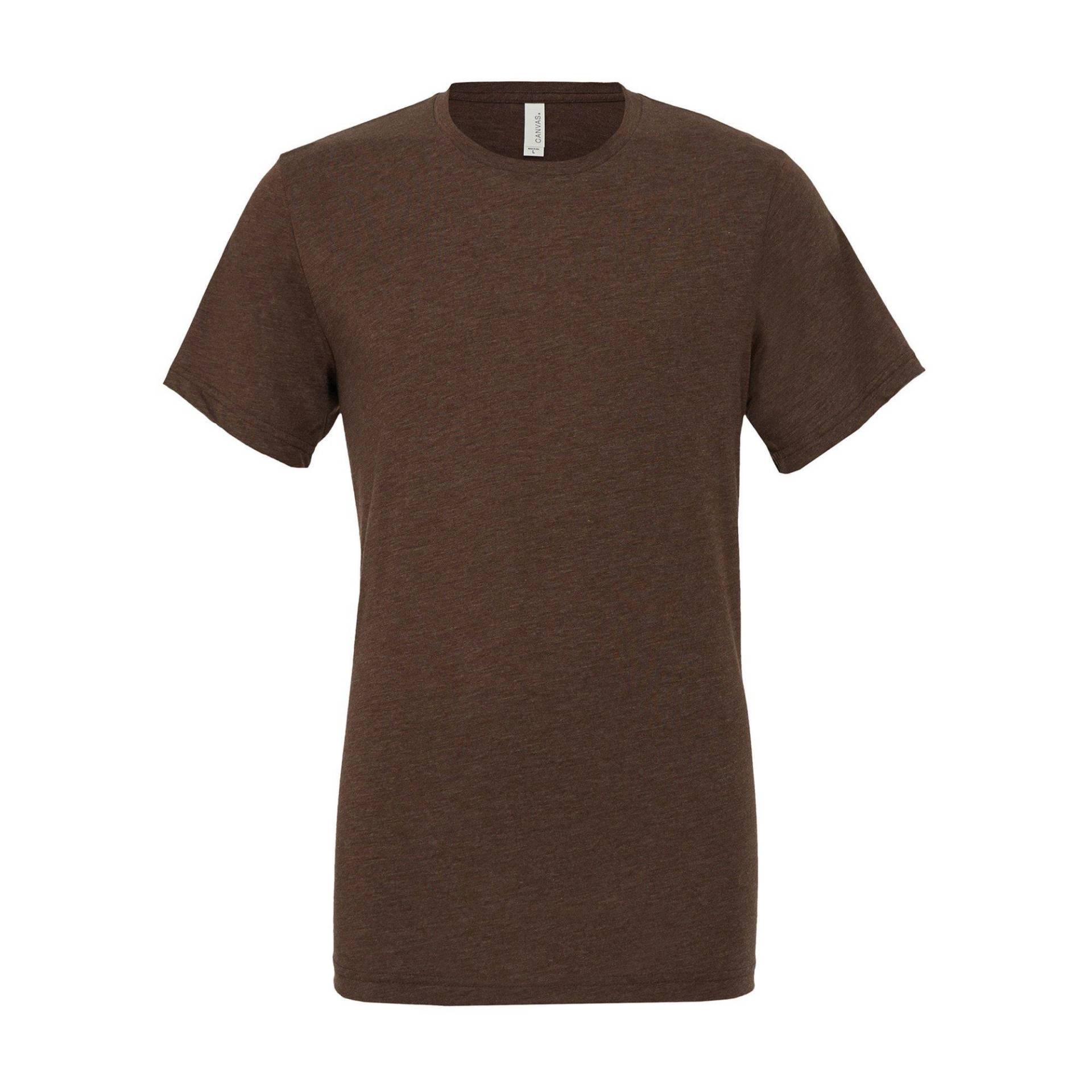 Canvas Triblend Kurzarm Tshirt Damen Braun XS von Bella + Canvas