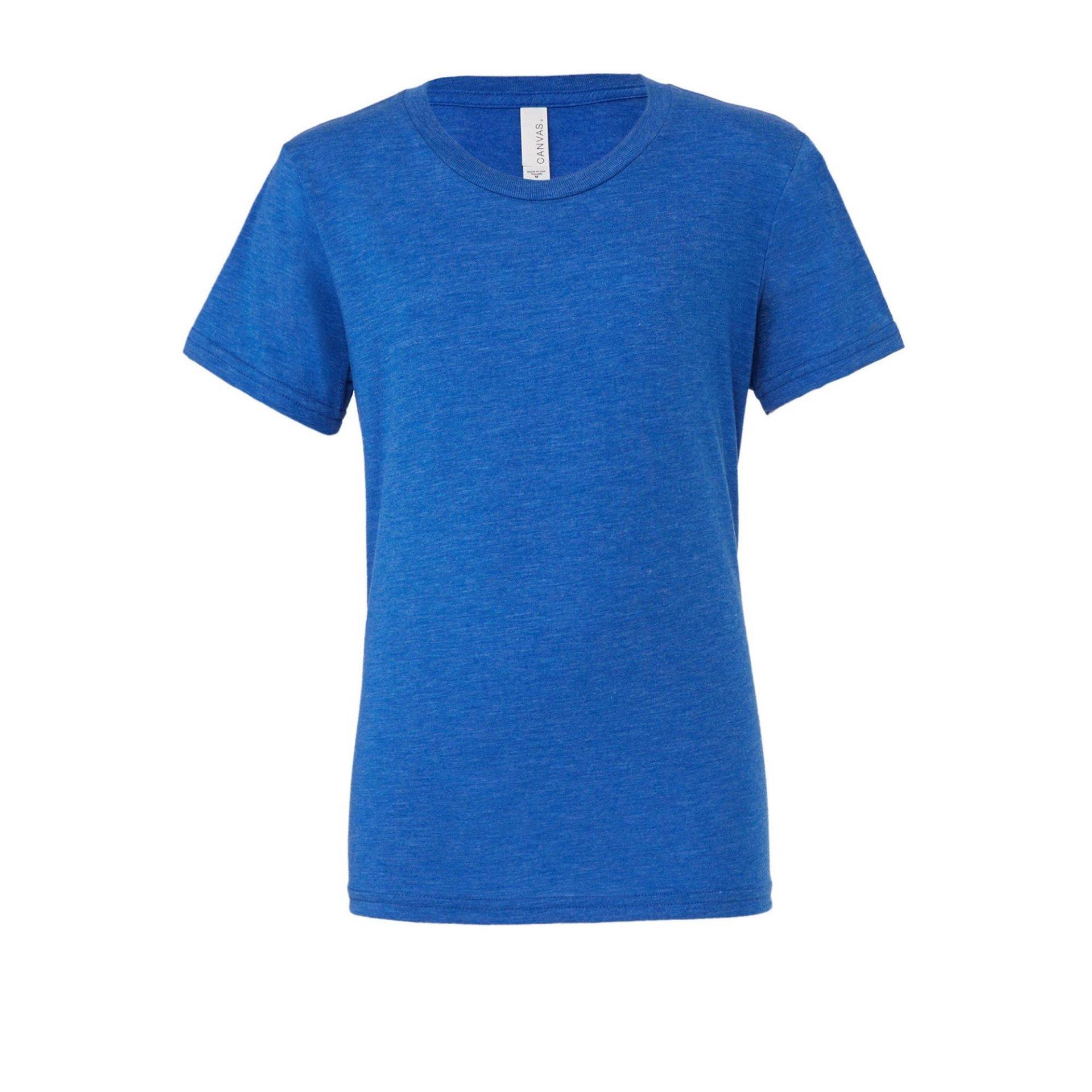 Canvas Triblend Kurzarm Tshirt Damen Königsblau XS von Bella + Canvas